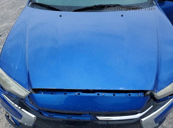JA4AP3AU0JU012205 2018 MITSUBISHI OUTLANDER Blue Вид підкапотного простору