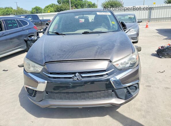 JA4AP3AU0JU017047 2018 MITSUBISHI OUTLANDER Brown Դիմացի տեսք