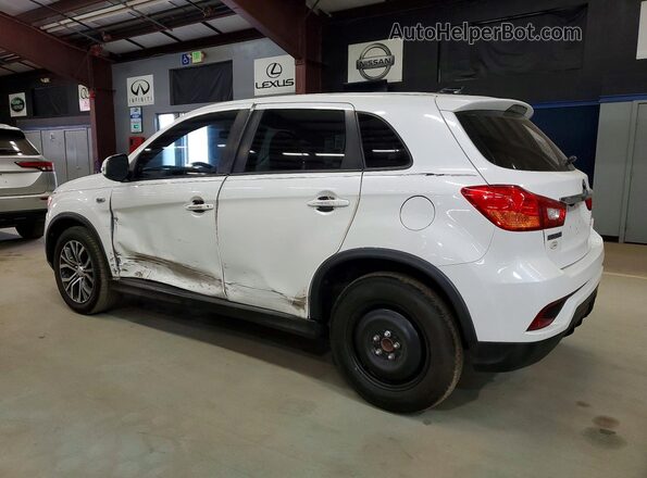 JA4AP3AU0JZ014717 2018 MITSUBISHI OUTLANDER White Հետևի ձախ