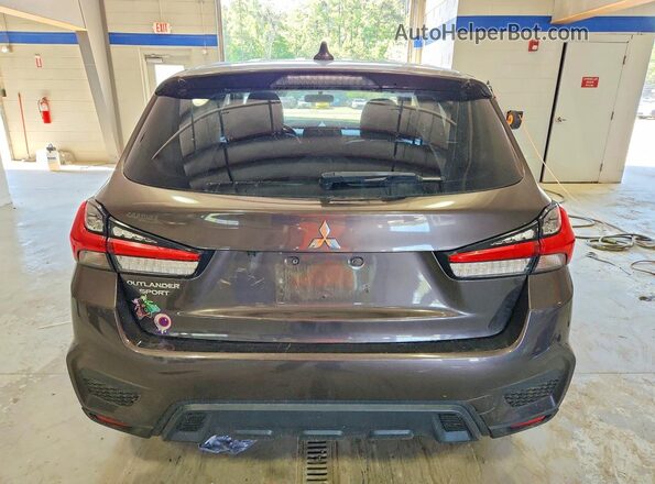 JA4AP3AU0LU003605 2020 MITSUBISHI OUTLANDER Brown Вид ззаду