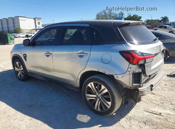 JA4AP3AU0LU005967 2020 MITSUBISHI OUTLANDER Silver Trasero izquierdo