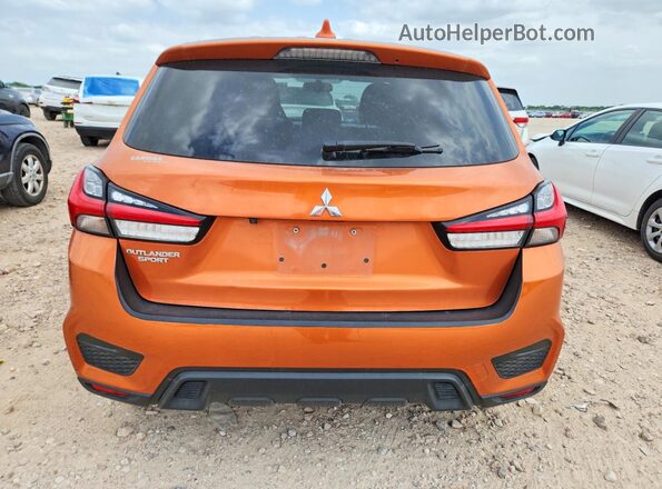 JA4AP3AU0LU009761 2020 MITSUBISHI OUTLANDER Orange Вид ззаду