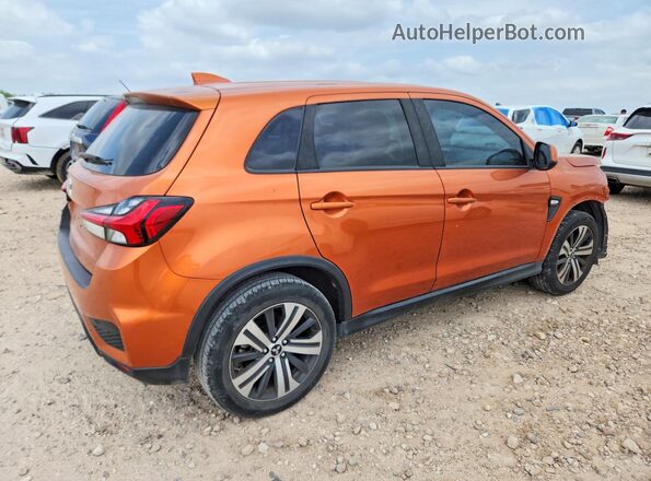 JA4AP3AU0LU009761 2020 MITSUBISHI OUTLANDER Orange Задня права чверть
