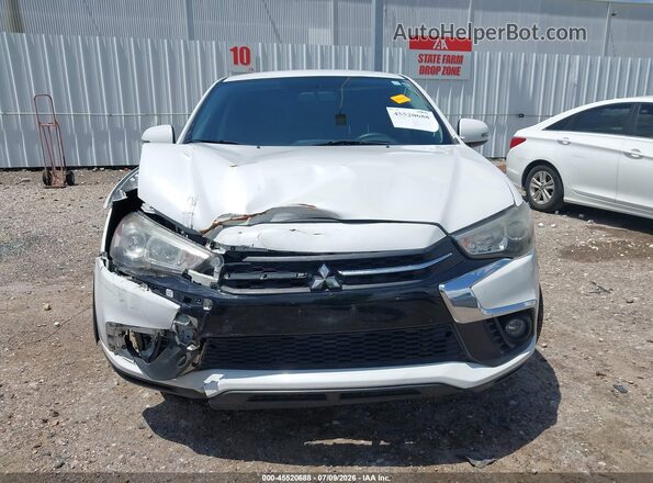 JA4AP3AU1JZ010448 2018 MITSUBISHI OUTLANDER SPORT White Սարքավորումների վահանակի տեսք