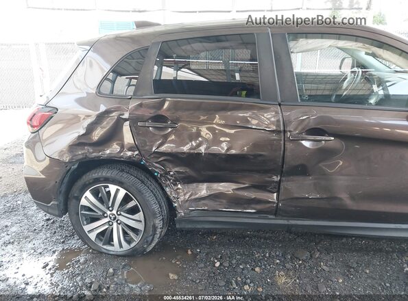 JA4AP3AU1LU003807 2020 MITSUBISHI OUTLANDER SPORT Brown Вид спереду