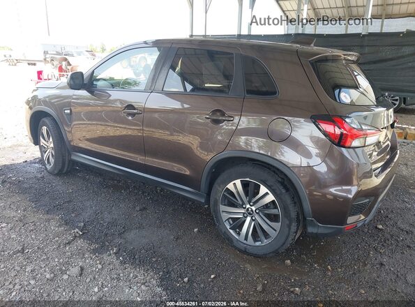 JA4AP3AU1LU003807 2020 MITSUBISHI OUTLANDER SPORT Brown Задня ліва чверть