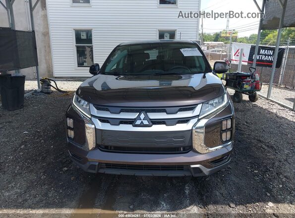 JA4AP3AU1LU003807 2020 MITSUBISHI OUTLANDER SPORT Brown Вид задньої частини салону
