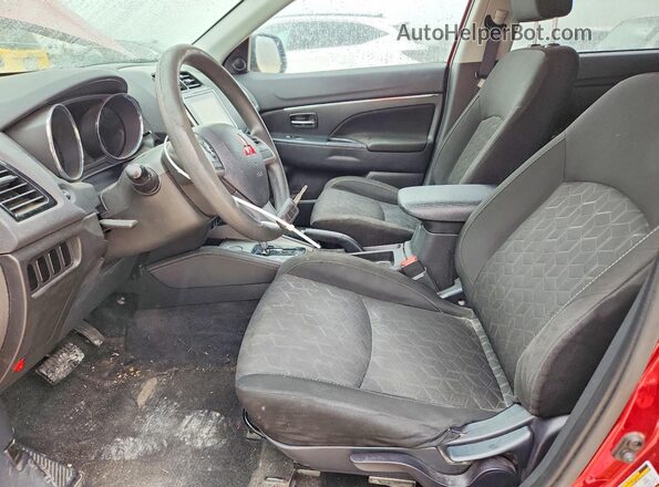 JA4AP3AU1LU014967 2020 MITSUBISHI OUTLANDER Red Widok wnętrza z przodu
