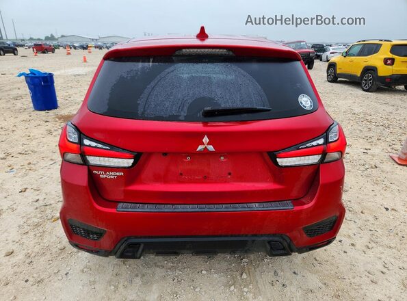 JA4AP3AU1LU014967 2020 MITSUBISHI OUTLANDER Red Widok z tyłu