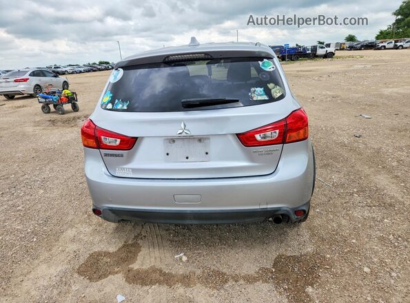 JA4AP3AU2HZ041914 2017 MITSUBISHI OUTLANDER Silver Вид ззаду