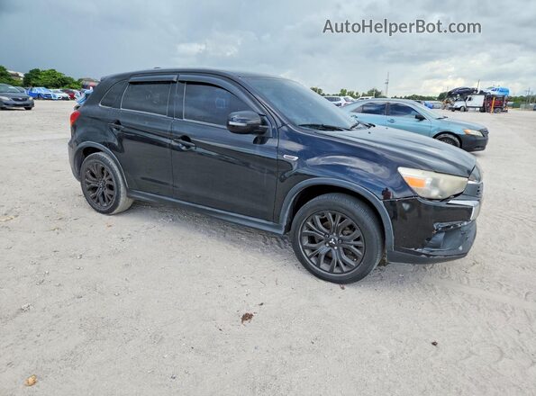 JA4AP3AU2JU004185 2018 MITSUBISHI OUTLANDER Black Առջևի աջ