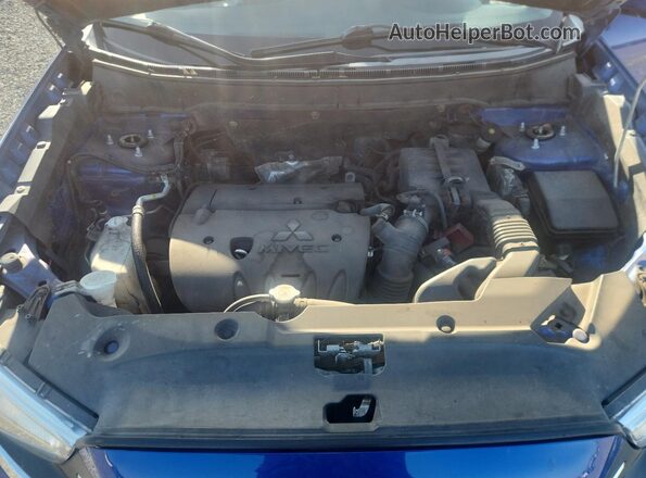 JA4AP3AU2JZ026397 2018 MITSUBISHI OUTLANDER Blue Շարժիչի բաժամունքի տեսք