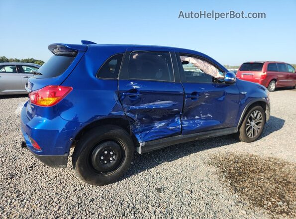 JA4AP3AU2JZ026397 2018 MITSUBISHI OUTLANDER Blue Հետևի աջ