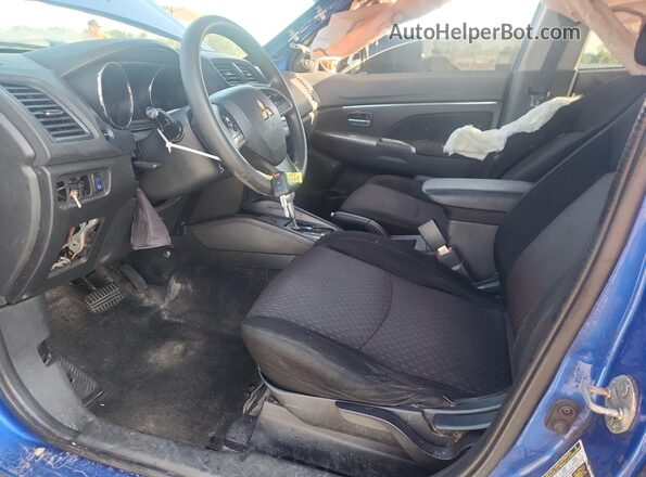 JA4AP3AU2JZ026397 2018 MITSUBISHI OUTLANDER Blue Սալոնի դիմացի տեսք