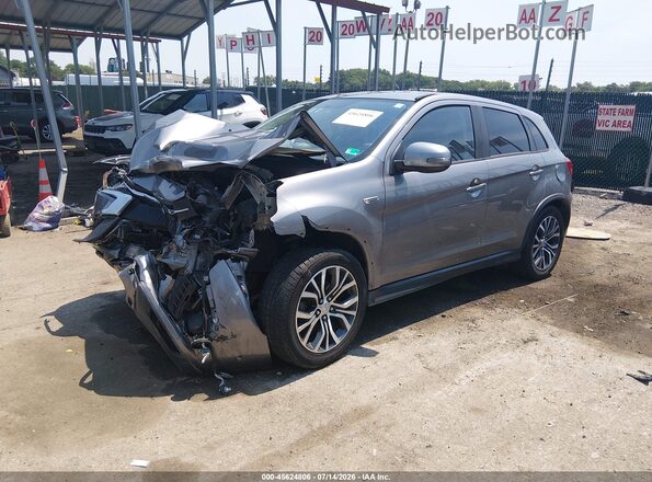 JA4AP3AU2KU033381 2019 MITSUBISHI OUTLANDER SPORT Серый Передняя левая четверть