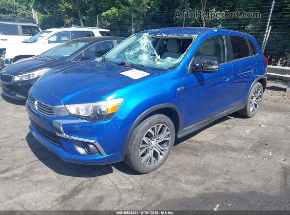 JA4AP3AU3HZ010249 2017 MITSUBISHI OUTLANDER SPORT Blue წინა მარცხენა ხედი სამი მეოთხედიდან