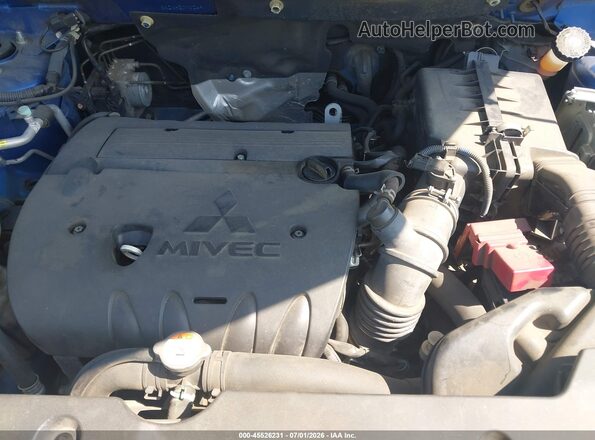 JA4AP3AU3HZ010249 2017 MITSUBISHI OUTLANDER SPORT Blue უკანა ხედი