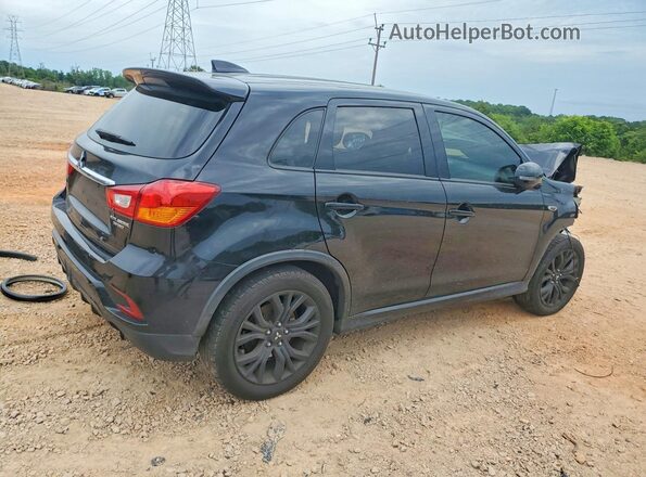 JA4AP3AU3KU016539 2019 MITSUBISHI OUTLANDER Черный Задняя правая четверть