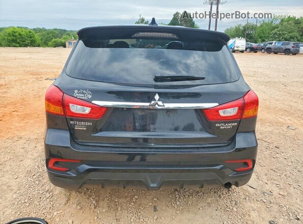JA4AP3AU3KU016539 2019 MITSUBISHI OUTLANDER Черный Вид сзади