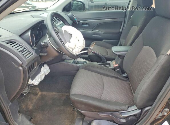 JA4AP3AU3KU016539 2019 MITSUBISHI OUTLANDER Черный Вид салона спереди