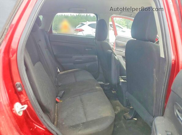 JA4AP3AU3LU019829 2020 MITSUBISHI OUTLANDER Red Vista de los asientos traseros