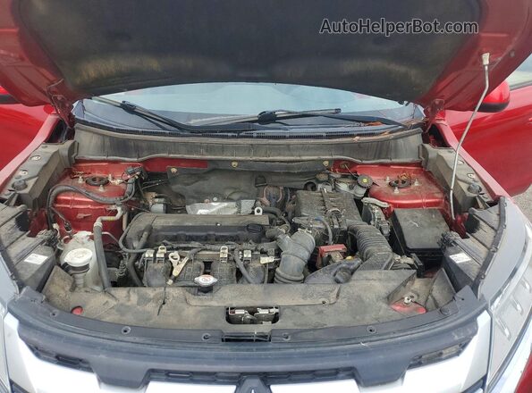 JA4AP3AU3LU019829 2020 MITSUBISHI OUTLANDER Red Vista interior trasera