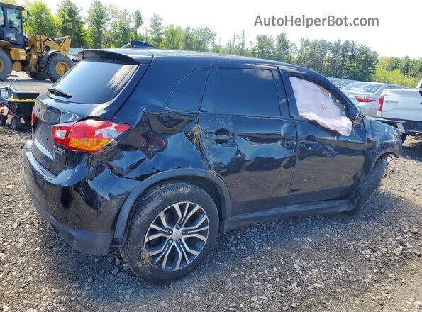 JA4AP3AU4HZ005397 2017 MITSUBISHI OUTLANDER Черный Задняя правая четверть