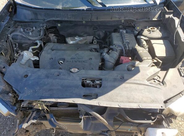 JA4AP3AU4HZ005397 2017 MITSUBISHI OUTLANDER Черный Вид задней части салона