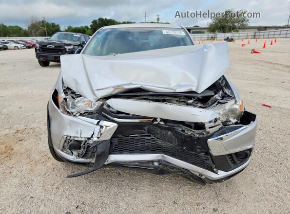 JA4AP3AU4KU027128 2019 MITSUBISHI OUTLANDER Silver Դիմացի տեսք