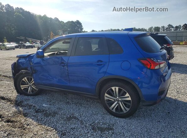 JA4AP3AU4LU007544 2020 MITSUBISHI OUTLANDER Синий Задняя левая четверть