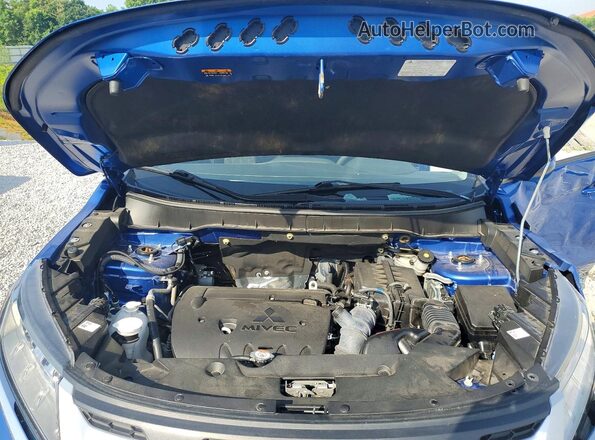 JA4AP3AU4LU007544 2020 MITSUBISHI OUTLANDER Синий Вид подкапотного пространства