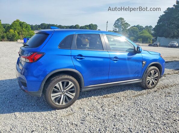 JA4AP3AU4LU007544 2020 MITSUBISHI OUTLANDER Синий Задняя правая четверть