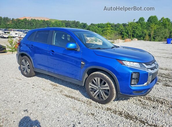 JA4AP3AU4LU007544 2020 MITSUBISHI OUTLANDER Синий Передняя правая четверть