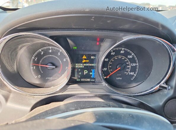 JA4AP3AU5GZ025852 2016 MITSUBISHI OUTLANDER Blue ხელსაწყოთა პანელის ხედი