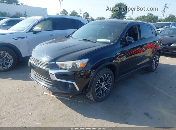 JA4AP3AU5GZ033045 2016 MITSUBISHI OUTLANDER SPORT Black წინა მარცხენა ხედი სამი მეოთხედიდან