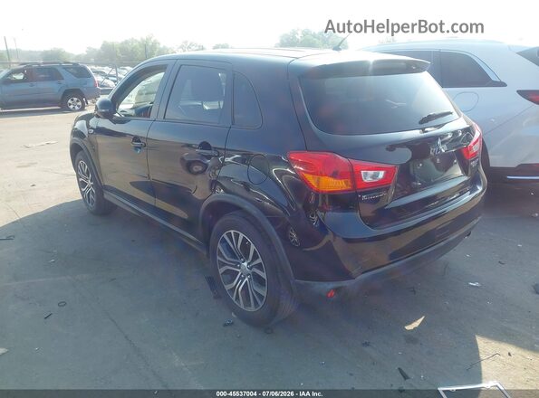 JA4AP3AU5GZ033045 2016 MITSUBISHI OUTLANDER SPORT Black უკანა მარცხენა