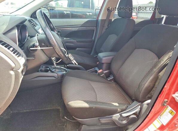 JA4AP3AU5HZ001634 2017 MITSUBISHI OUTLANDER Red Սալոնի դիմացի տեսք