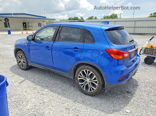 JA4AP3AU5KU006174 2019 MITSUBISHI OUTLANDER Blue Trasero izquierdo