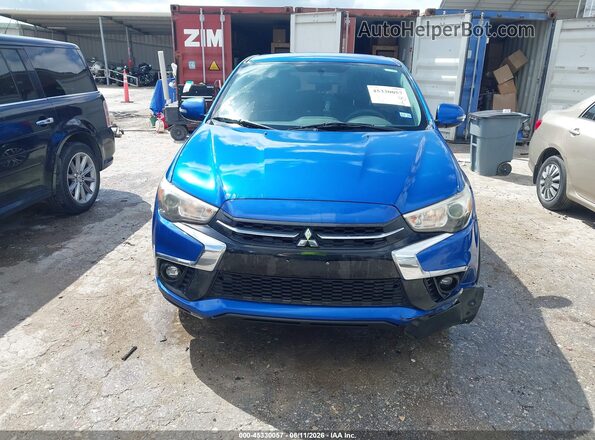 JA4AP3AU6KU005745 2019 MITSUBISHI OUTLANDER SPORT Blue Սարքավորումների վահանակի տեսք