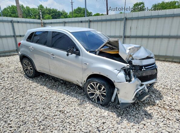 JA4AP3AU6KU019788 2019 MITSUBISHI OUTLANDER Silver Przód prawy