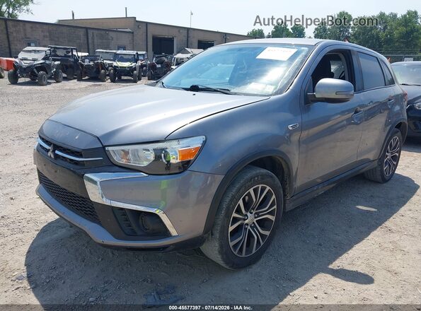 JA4AP3AU6KU023680 2019 MITSUBISHI OUTLANDER SPORT Gray წინა მარცხენა ხედი სამი მეოთხედიდან