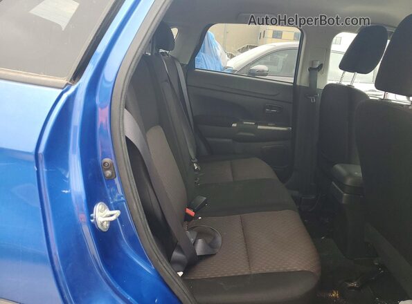 JA4AP3AU6KU032248 2019 MITSUBISHI OUTLANDER Blue Rear seats view