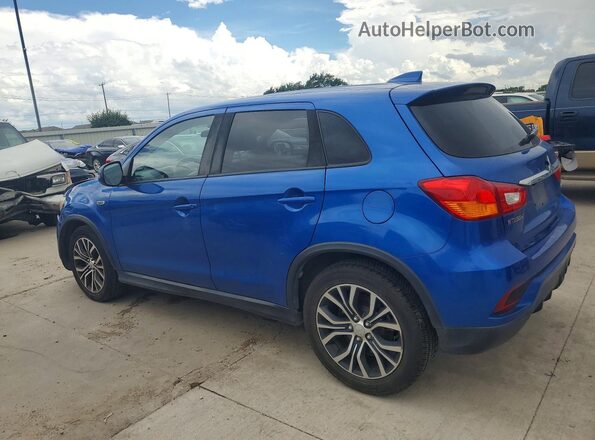 JA4AP3AU6KU032248 2019 MITSUBISHI OUTLANDER Blue Rear left