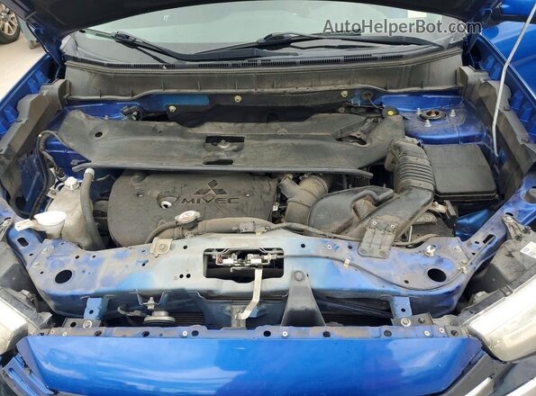 JA4AP3AU6KU032248 2019 MITSUBISHI OUTLANDER Blue Rear interior view