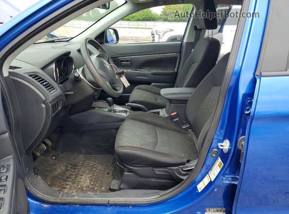 JA4AP3AU6LU004094 2020 MITSUBISHI OUTLANDER Blue Вид салону спереду