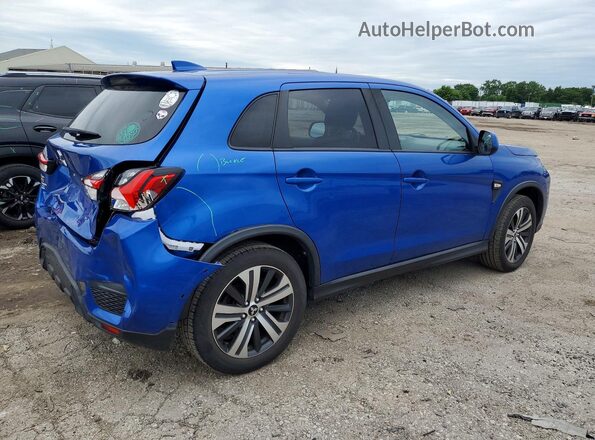 JA4AP3AU6LU004094 2020 MITSUBISHI OUTLANDER Blue Задня права чверть