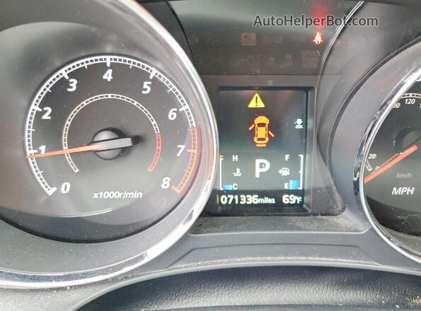 JA4AP3AU6LU004094 2020 MITSUBISHI OUTLANDER Blue Вид щитка приладів