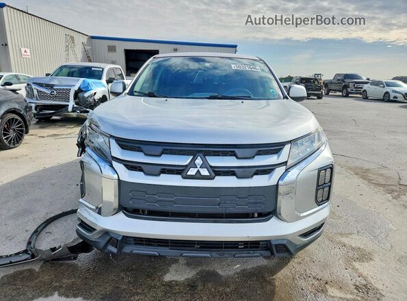JA4AP3AU6LU021574 2020 MITSUBISHI OUTLANDER Silver Front view