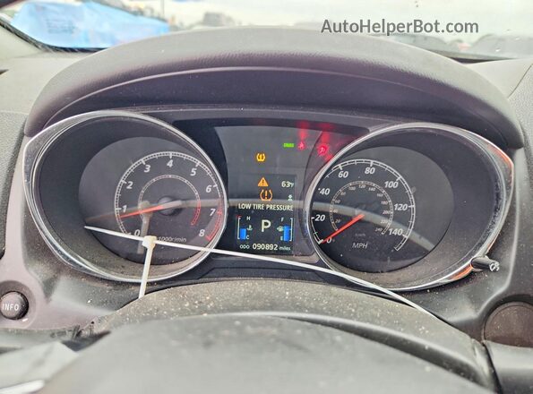 JA4AP3AU7HZ013395 2017 MITSUBISHI OUTLANDER White Widok zestawu wskaźników