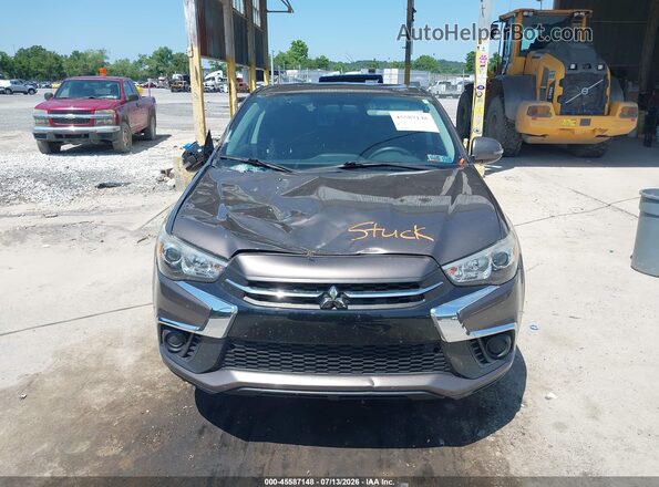JA4AP3AU7JU016722 2018 MITSUBISHI OUTLANDER SPORT Gray Front view